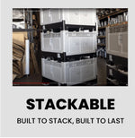 Used Pallet Crates | Folding Solid & Vented Pallet Boxes | Heavy-Duty 750 L Capacity